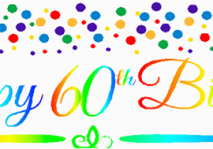 Happy Birthday Banner 50s Cakesupplyshop Item 060rpb Happy 60th Birthdayrainbow Wall