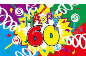 Happy Birthday Banner 60s Happy 60th Birthday Flag Special Celebration Flag Happy Birthday Banner 60s Happy 60th Birthday Flag Special Celebration Flag