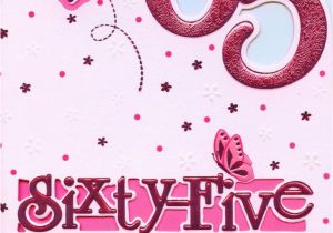 Happy Birthday Banner 65th 65 today Have A Happy 65th Birthday Card 1stp P