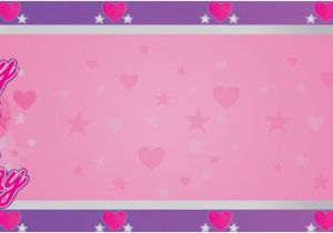 Happy Birthday Banner 65th Happy 18th Faded Hearts Personalised Banner Partyrama Co Uk