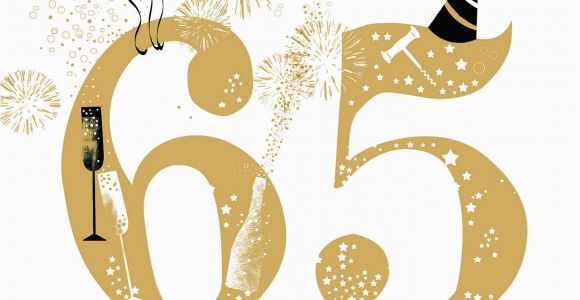 Happy Birthday Banner 65th Woodmansterne 65th Birthday Card at John Lewis Partners