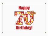 Happy Birthday Banner 70th Happy 70th Birthday Banner by Mightybaby