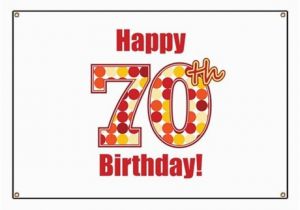 Happy Birthday Banner 70th Happy 70th Birthday Banner by Mightybaby