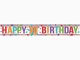 Happy Birthday Banner 70th Happy 70th Birthday Banner Party Decoration Age 70 Bunting