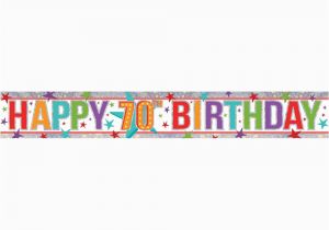 Happy Birthday Banner 70th Happy 70th Birthday Banner Party Decoration Age 70 Bunting
