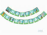 Happy Birthday Banner Animal theme Zoo Animals Happy Birthday Party Banner Safari Jungle theme