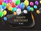 Happy Birthday Banner App Download Happy Birthday Background with Glass Banner Vectors 04