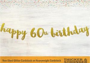 Happy Birthday Banner Australia Happy 60th Birthday Banner Cursive Letters 60th Birthday