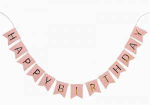 Happy Birthday Banner Australia Happy Birthday Banner Bunting In Pink Blue Mint Green