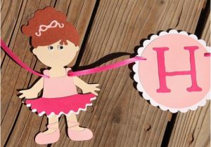 Happy Birthday Banner Australia Items Similar to Ballerina Happy Birthday Banner Custom