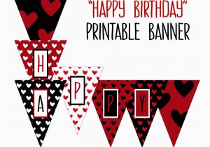 Happy Birthday Banner Australia Printable Happy Birthday Banner Birthday Party Printable