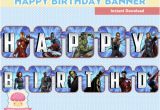 Happy Birthday Banner Avengers 80 Off Sale Happy Birthday Banner Avengers Instant Download