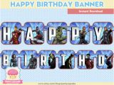 Happy Birthday Banner Avengers 80 Off Sale Happy Birthday Banner Avengers Instant Download