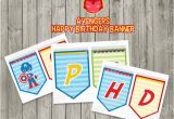 Happy Birthday Banner Avengers Avengers Superhero Inspired Happy Birthday Party Banner