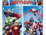 Happy Birthday Banner Avengers Wall Decoration Kids Happy Birthday Banner Avengers