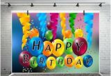 Happy Birthday Banner Background English Happy Birthday Banner 7x5ft Photography Backgrounds