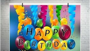 Happy Birthday Banner Background English Happy Birthday Banner 7x5ft Photography Backgrounds