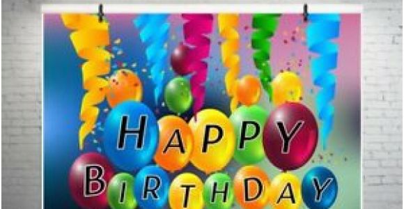 Happy Birthday Banner Background English Happy Birthday Banner 7x5ft Photography Backgrounds