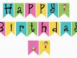 Happy Birthday Banner Background English Printable Alphabet Templates Business Card Website