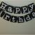 Happy Birthday Banner Black and White Happy Birthday Banner In Black and White Modern Birthday Boy