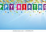 Happy Birthday Banner Blue Background Happy Birthday Images Stock Photos Vectors Shutterstock