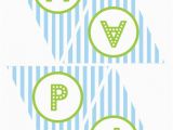 Happy Birthday Banner Blue Printable La Cocina De Marta Blay Moldes Gratis Cupcakes Cumpleanos