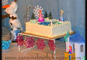 Happy Birthday Banner Cake Publix Caramel Curlz Swirls Frozen 5th Birthday Celebration
