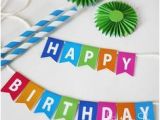 Happy Birthday Banner Cake topper Free Printable Mini Birthday Bunting Mini Birthday Cakes