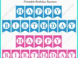 Happy Birthday Banner Cake topper Printable 6 Best Images Of Pink Birthday Cake Banner Printable