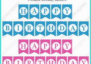 Happy Birthday Banner Cake topper Printable 6 Best Images Of Pink Birthday Cake Banner Printable