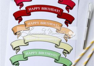Happy Birthday Banner Cake topper Printable Free Cake Banner Printables Kid Party Ideas Pinterest