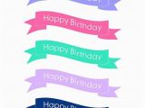 Happy Birthday Banner Cake topper Printable Free Printable Happy Birthday Cake Banners Free