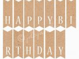 Happy Birthday Banner Cake topper Printable Items Similar to Printable Happy Birthday Cake topper