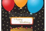 Happy Birthday Banner Clipart Editable Vector Illustration Of Happy Birthday Card Completely