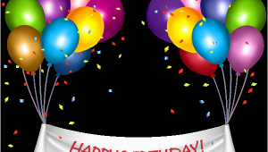 Happy Birthday Banner Clipart Png Transparent Happy Birthday Banner and Baloons Png Clip Art