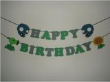 Happy Birthday Banner Cut Out Zombies Happy Birthday Party Wall Decoration Banner by