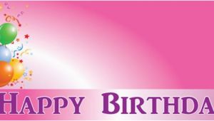 Happy Birthday Banner Design Pics Happy Birthday Faded Pink Celebration Design Personalised