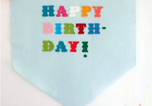 Happy Birthday Banner Diy Felt Birthday Banner Diy