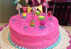 Happy Birthday Banner Diy for Cake Shopkins Diy Cake Cake Stand and Birthday Banner are