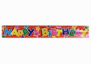 Happy Birthday Banner Dollar Tree View assorted Bright Foil Quot Happy Birthday Quot