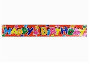 Happy Birthday Banner Dollar Tree View assorted Bright Foil Quot Happy Birthday Quot