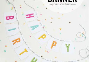 Happy Birthday Banner Download Free Free Printable Birthday Banners the Girl Creative