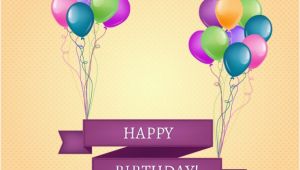 Happy Birthday Banner Download Free Happy Birthday Banner with Balloons Vector Free Download