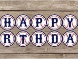 Happy Birthday Banner Download Free Instant Download Baseball Happy Birthday Banner by