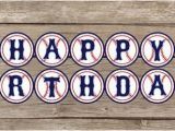 Happy Birthday Banner Download Free Instant Download Baseball Happy Birthday Banner by