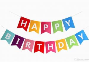 Happy Birthday Banner Editor Online 2019 Paper Bunting Garland Banners Flags Happy Birthday