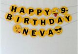 Happy Birthday Banner Emoji Emoji Banner