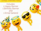 Happy Birthday Banner Emoji Happy Birthday Banner Emoji with Garland Strip Rebatekey