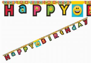 Happy Birthday Banner Emoji Sweet Pea Parties Happy Birthday Banners