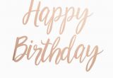 Happy Birthday Banner English Party Banner Happy Birthday Script Manualidades